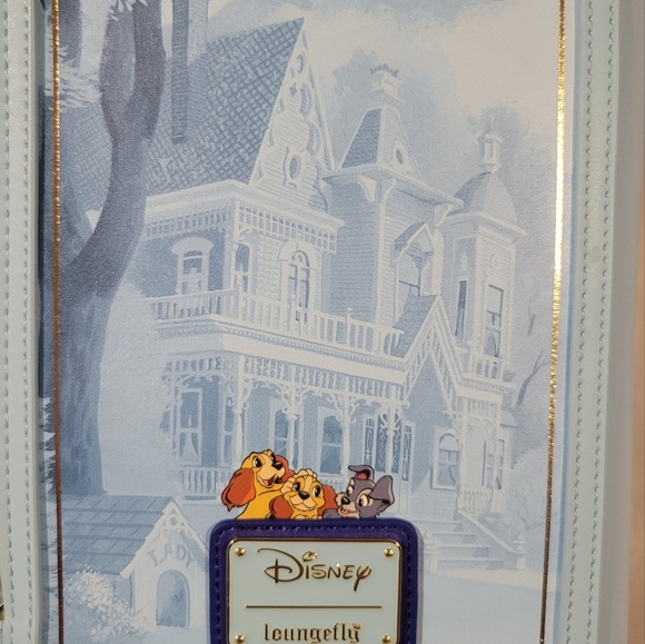 NWT Disney Loungefly Lady Tramp book purse wallet - Picture 9 of 14